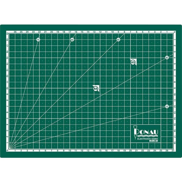 Donau Elektronik Skärmatta (L x B) 300 mm x 220 mm Grön 1 st