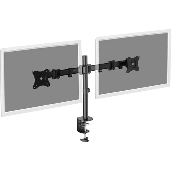 Digitus DA-90349 2x Monitor bordsfäste 38,1 cm (15) - 68,6 cm (27) Svart Vridbar, Justerbar i höjd, Tiltbar, Svängbar