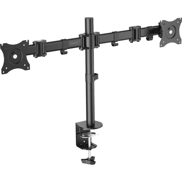 Digitus DA-90349 2x Monitor bordsfäste 38,1 cm (15) - 68,6 cm (27) Svart Vridbar, Justerbar i höjd, Tiltbar, Svängbar Svart