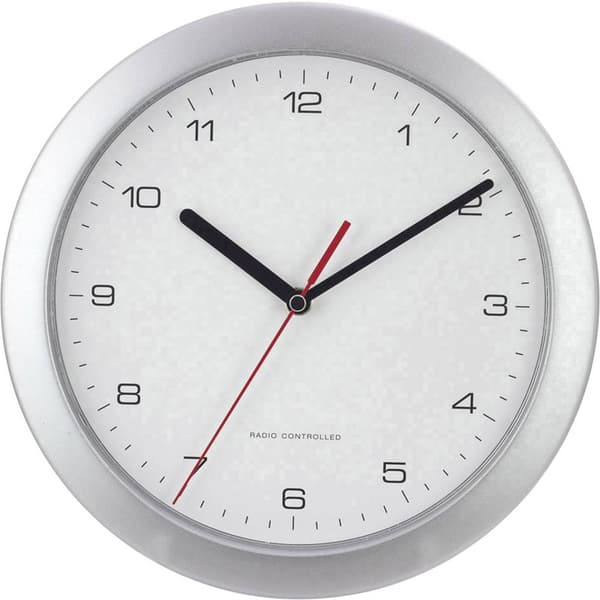 EUROTIME 56787 DCF Väggklocka 25 cm x 3.8 cm Silver