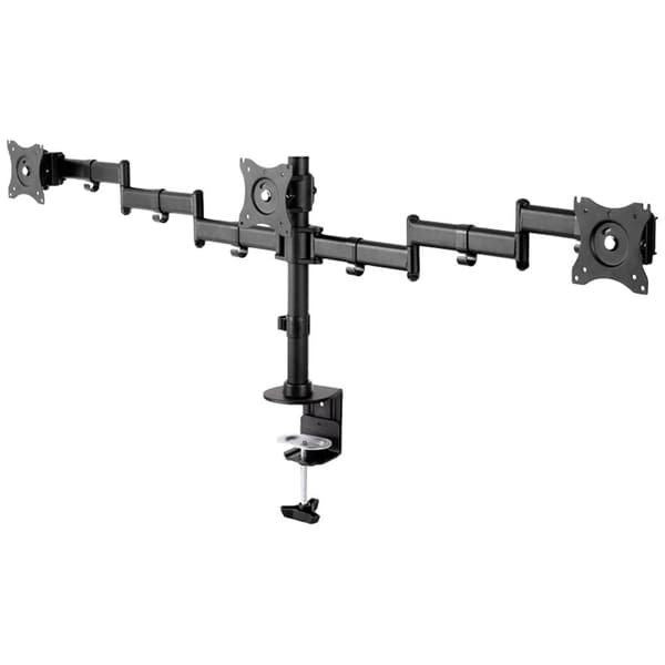 Neomounts NM-D135D3BLACK 3x Monitor bordsfäste 25,4 cm (10) - 68,6 cm (27) Tiltbar, Svängbar Svart