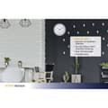 Miniatyrbild 4 av 4: TFA Dostmann 60.3049.02 Kvarts Väggklocka 280 mm x 280 mm x 37 mm Vit