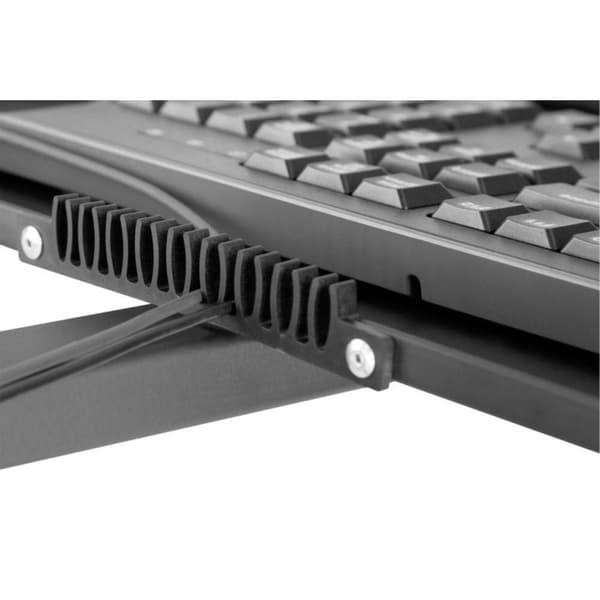 Digitus DA-90374 1x PC-/Monitorvagn 43,2 cm (17) - 81,3 cm (32) Svart Justerbar i höjd, Tangentbordsbricka, Tiltbar,