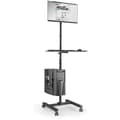Miniatyrbild 2 av 5: Digitus DA-90374 1x PC-/Monitorvagn 43,2 cm (17) - 81,3 cm (32) Svart Justerbar i höjd, Tangentbordsbricka, Tiltbar,