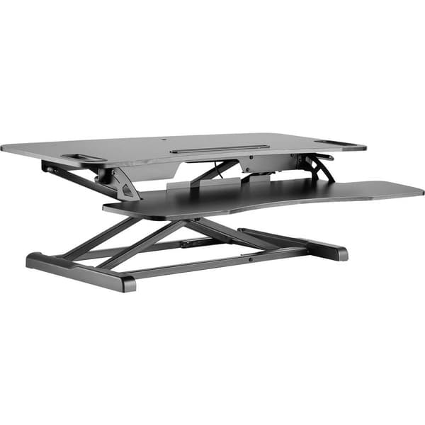 Digitus DA-90380-1 Sitt/stå-skrivbord Höjdintervall: 100 till 500 mm Svart