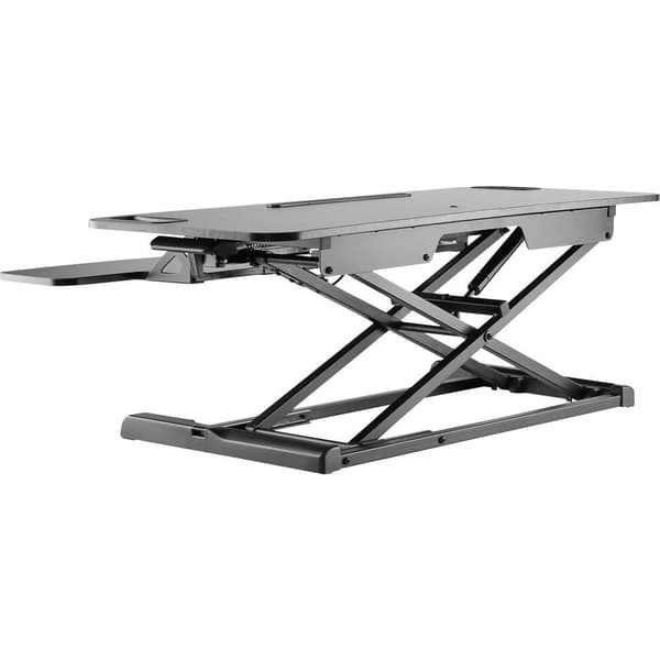 Digitus DA-90380-1 Sitt/stå-skrivbord Höjdintervall: 100 till 500 mm Svart