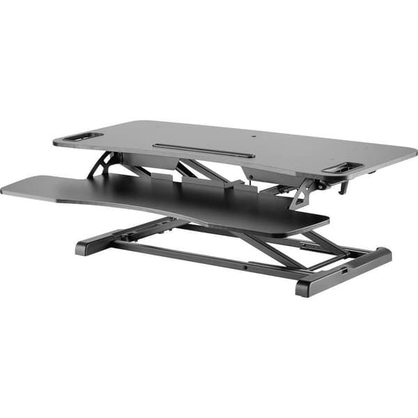 Digitus DA-90380-1 Sitt/stå-skrivbord Höjdintervall: 100 till 500 mm Svart