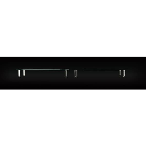 SpeaKa Professional Monitorupphöjning Höjdintervall: 75 till 90 mm Transparent