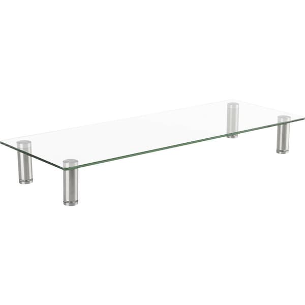 SpeaKa Professional Monitorupphöjning Höjdintervall: 75 till 90 mm Transparent