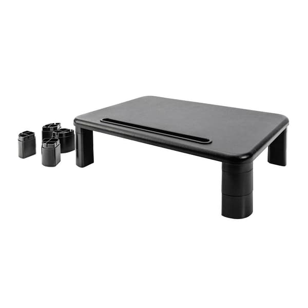 Digitus DA-90458 Monitorupphöjning Höjdintervall: 71 till 145 mm Svart