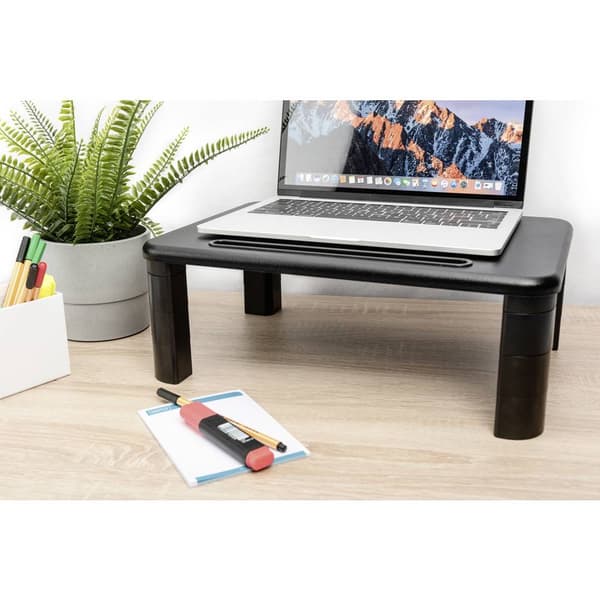 Digitus DA-90458 Monitorupphöjning Höjdintervall: 71 till 145 mm Svart