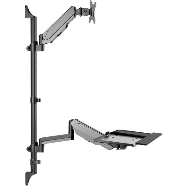Digitus DA-90372 1x Monitor-väggfäste 43,2 cm (17) - 81,3 cm (32) Svart Justerbar i höjd, Svängbar, Tiltbar, Tilt + S