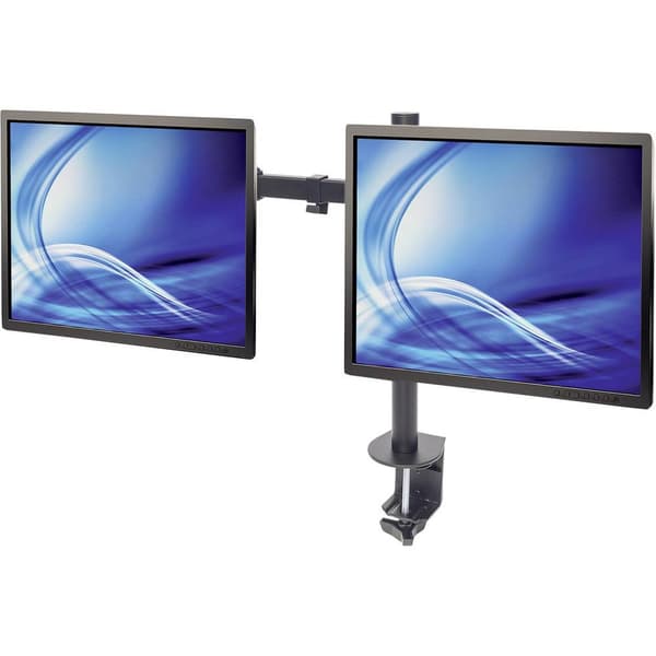 Manhattan 461528 2x Monitor bordsfäste 33,0 cm (13) - 81,3 cm (32) Svart Justerbar i höjd, Tiltbar, Svängbar Svart