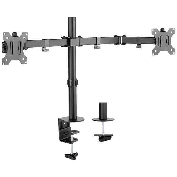Neomounts FPMA-D550DBLACK 2x Monitor bordsfäste 25,4 cm (10) - 81,3 cm (32) Svängbar, Roterbar, Tiltbar Svart