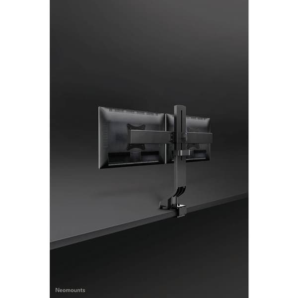 Neomounts FPMA-D860DBLACK 2x Monitor bordsfäste 25,4 cm (10) - 68,6 cm (27) Tiltbar, Roterbar, Svängbar Svart