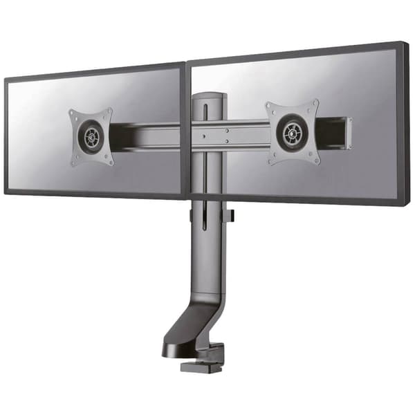 Neomounts FPMA-D860DBLACK 2x Monitor bordsfäste 25,4 cm (10) - 68,6 cm (27) Tiltbar, Roterbar, Svängbar Svart Svart