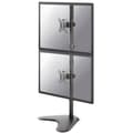 Miniatyrbild 1 av 3: Neomounts FPMA-D550DDVBLACK 2x Monitor bordsfäste 25,4 cm (10) - 81,3 cm (32) Svängbar, Roterbar, Tiltbar, Stående Sv