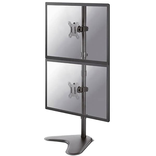 Neomounts FPMA-D550DDVBLACK 2x Monitor bordsfäste 25,4 cm (10) - 81,3 cm (32) Svängbar, Roterbar, Tiltbar, Stående Sv Svart
