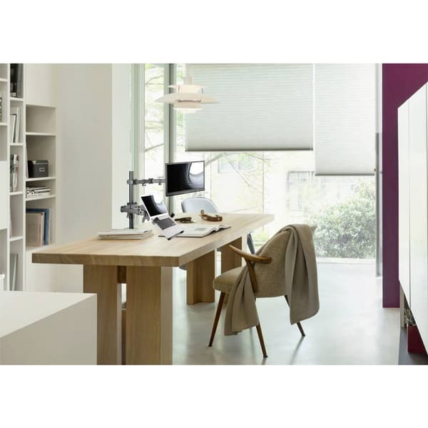 SpeaKa Professional SP-MM-302 2x Monitorfäste 33,0 cm (13) - 81,3 cm (32) Svart Tilt + Svängbar, Justerbar i höjd, Vr