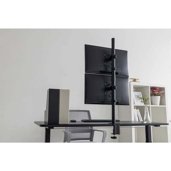 SpeaKa Professional SP-MM-420 2x Monitorfäste 33,8 cm (13,3) - 81,3 cm (32) Svart Tilt + Svängbar, Vridbar, Justerbar