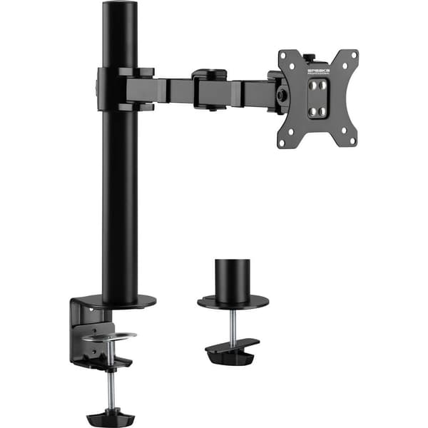 SpeaKa Professional SP-MM-210 1x Monitorfäste 43,2 cm (17) - 81,3 cm (32) Svart Justerbar i höjd, Tilt + Svängbar, Vr Svart