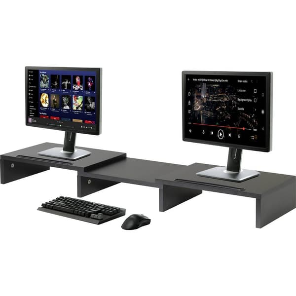 SpeaKa Professional SP-9472624 Monitorupphöjning Svart