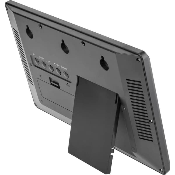 TFA Dostmann 60.4521.01 DCF Väggklocka 360 mm x 28 mm x 235 mm Svart Stor display