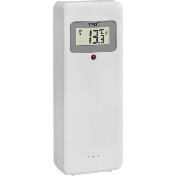 TFA Dostmann 60.4521.01 DCF Väggklocka 360 mm x 28 mm x 235 mm Svart Stor display