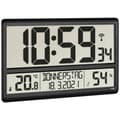 Miniatyrbild 1 av 2: TFA Dostmann 60.4520.01 DCF Väggklocka 360 mm x 28 mm x 235 mm Svart Stor display