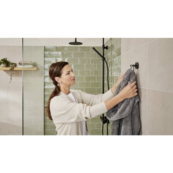 tesa Beläggningskrok 40564-00000-00 MOON BLACK Antal krokar: 2 (B x H x D) 50 x 53 x 65 mm Metall Svart (matt) 1 st