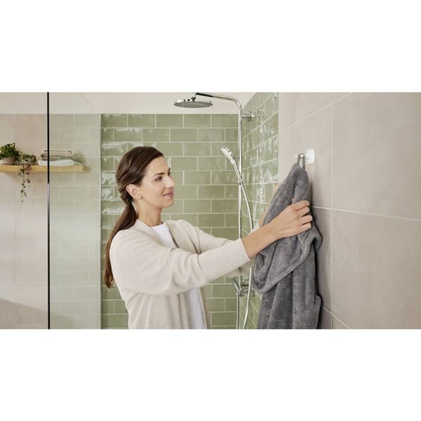 tesa Beläggningskrok 40574-00000-00 MOON WHITE Antal krokar: 2 (B x H x D) 50 x 53 x 65 mm Metall Matt vit 1 st