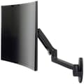 Miniatyrbild 2 av 4: Ergotron LX Arm Wall Mount 1x Monitor-väggfäste 38,1 cm (15) - 86,4 cm (34) Svart Justerbar i höjd, Tiltbar, Svängbar