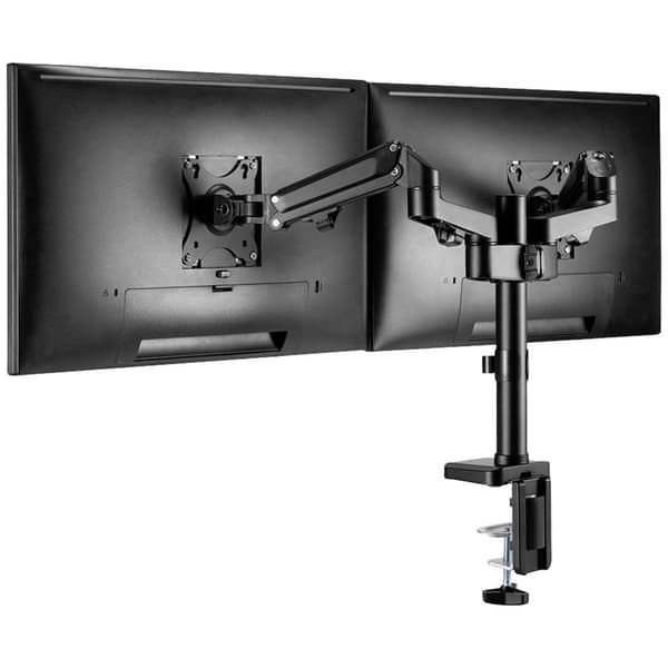 Neomounts DS70-750BL2 2x Monitor bordsfäste 43,2 cm (17) - 68,6 cm (27) Svart Tilt + Svängbar, Justerbar i höjd, Rote