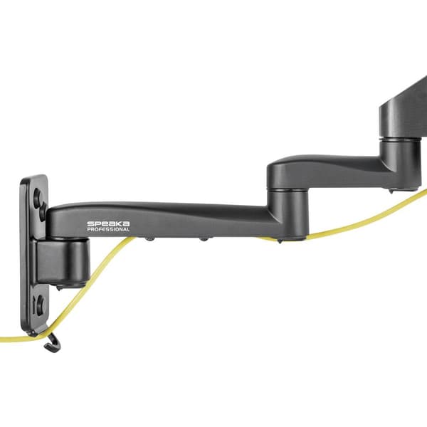 SpeaKa Professional SP-TVM-512 2x Monitor-väggfäste 33,0 cm (13) - 68,6 cm (27) Svart Vridbar, Tiltbar, Svängbar