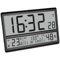 Miniatyrbild 4 av 4: TFA Dostmann 60.4523.01 DCF Väggklocka 360 mm x 235 mm x 28 mm Svart Stor display