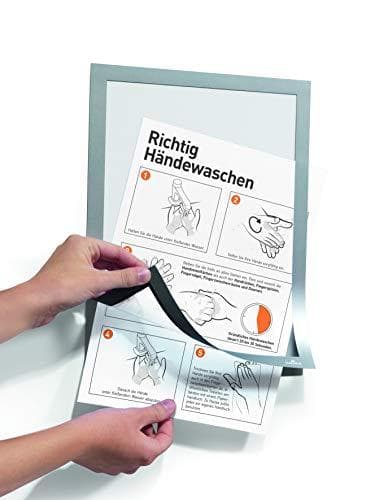 DURABLE DURAFRAME® A4 (oranssi) 10 kpl - itseliimautuva infokehys (488209)