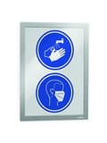 Pikkukuva 6 / 6: DURABLE DURAFRAME® A4 (oranssi) 10 kpl - itseliimautuva infokehys (488209)