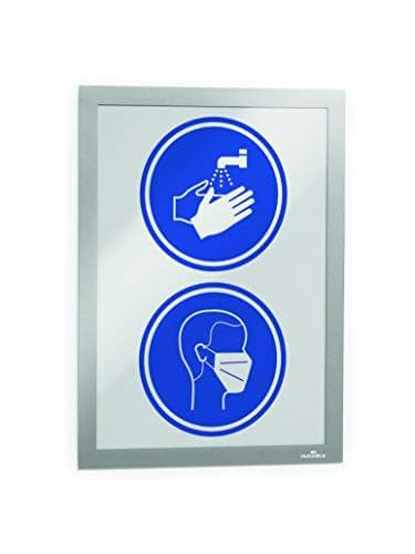 DURABLE DURAFRAME® A4 (oranssi) 10 kpl - itseliimautuva infokehys (488209)