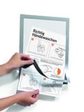 Miniatyrbild 4 av 6: DURABLE DURAFRAME® A4 (vit) 10 delar - självhäftande inforam (488202)