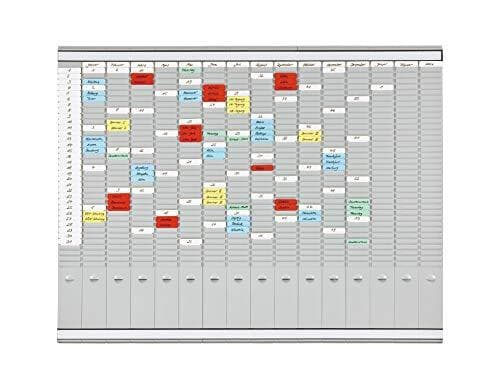 FRANKEN T-map board universal planner (B)1.003 x (H)783 mm ramme: plast, lysegrå, 16 støtter Ã 35 slidser, - 1 stk (PV1015)