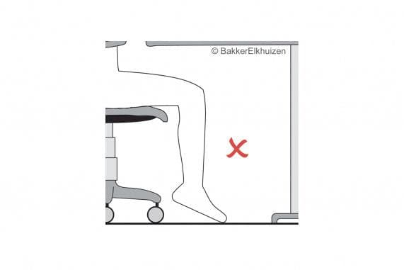 Bakker BNEFFD Dobbelt ergonomisk fodstøtte