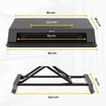 Miniatyrbillede 3 af 7: Fellowes Lotus LT Black Sit-Stand Workstation