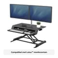 Miniatyrbillede 5 af 7: Fellowes Lotus LT Black Sit-Stand Workstation