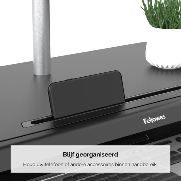 Fellowes Lotus LT Black Sit-Stand Workstation