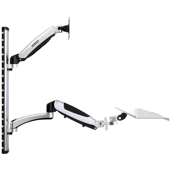 SpeaKa Professional SP-MM-730 1x Monitor-väggfäste 43,2 cm (17) - 81,3 cm (32) Svart/Silver Justerbar i höjd, Tilt +