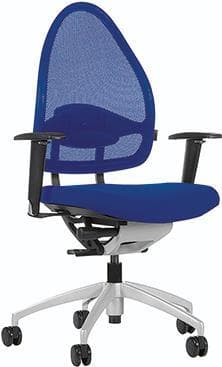 TOPSTAR toimiston kääntötuoli Open Base 10 J470TT38 max. 120kg musta/sininen (J470TT38)