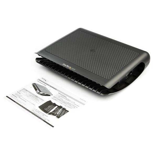 StarTech.com FTRST2 fodstøtte (ergonomisk, vuggende, vuggende, skridsikker overflade, kabelstyring)