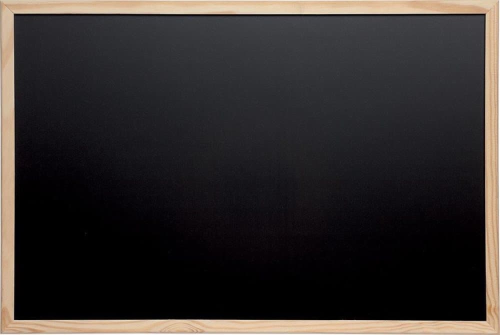 Maul svarta tavlan med träram, fot 60 x 90 cm