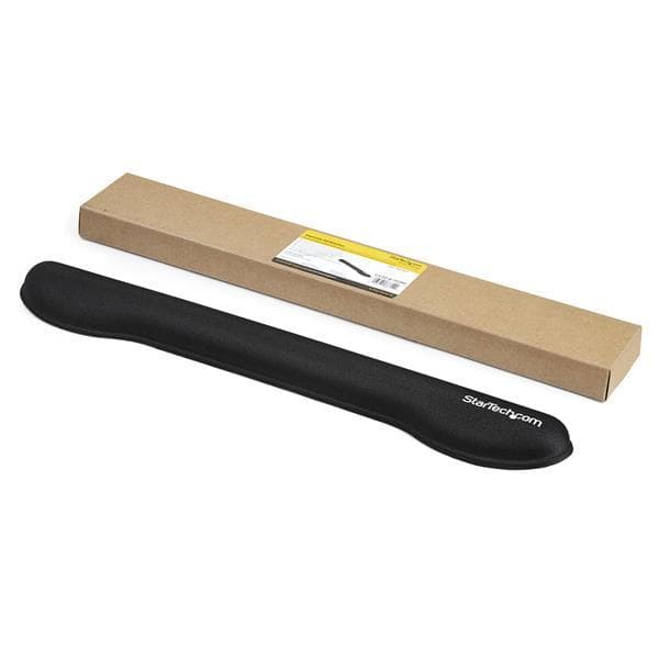 StarTech.com WRSTRST tastatur håndledsstøtte (ergonomisk, gel, skridsikker, sidde/stå arbejdsstation kompatibel) Sort - Tastatur håndledsstøtte - sort