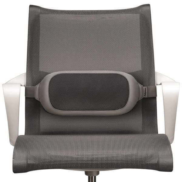 Fellowes Lumbar Pillow I-Spire, harmaa mukavaan selkätukeen, vaahtomuovityyny (9311602)